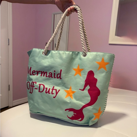 Handbags - Mermaid Off-Duty Tote Bag - Mint Green